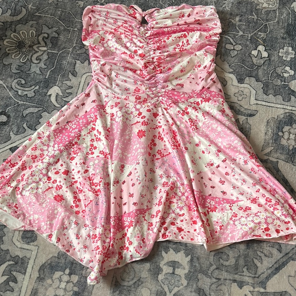 Pink Floral Dress